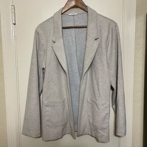 Soft open front blazer